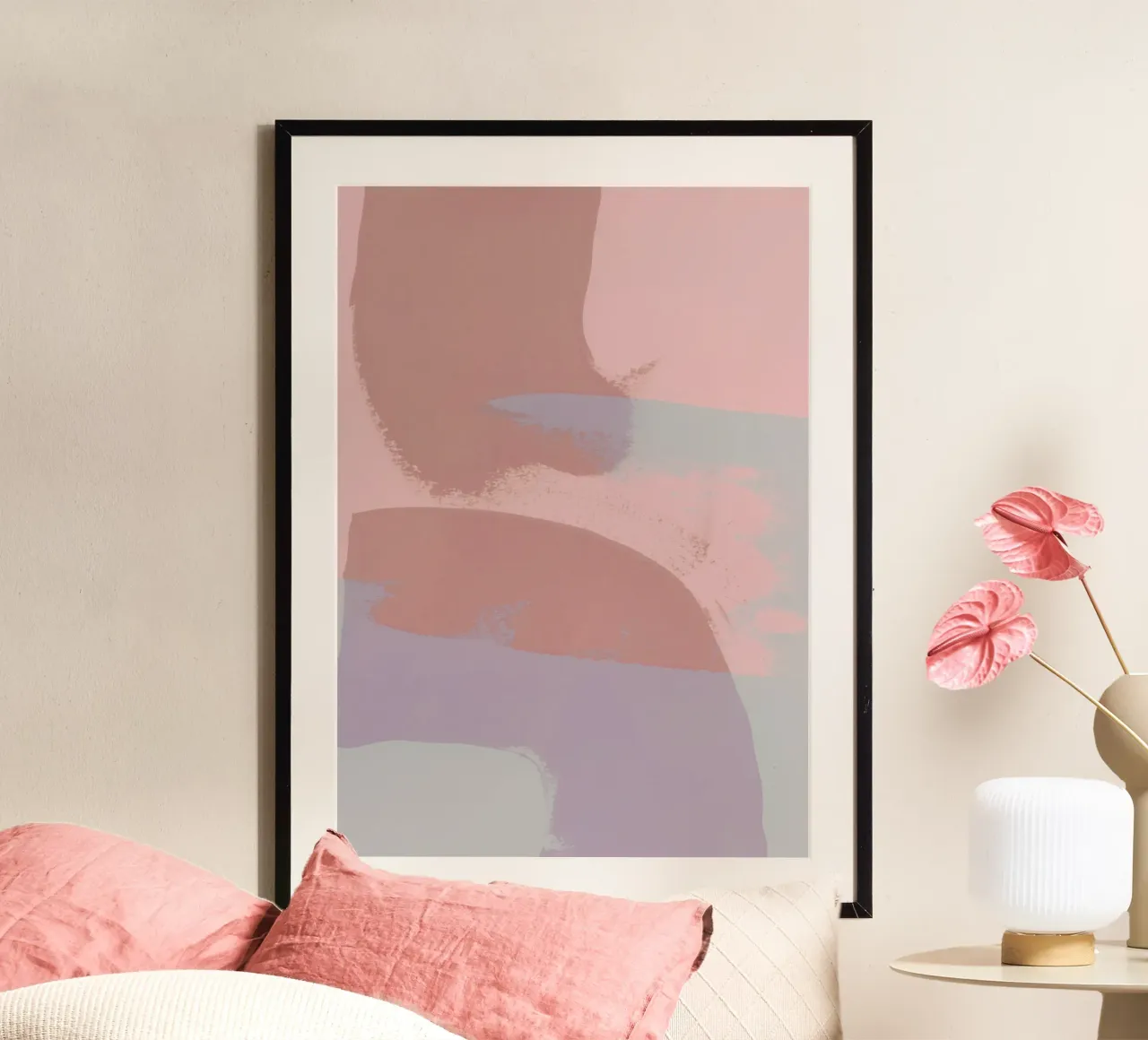 layered shapes 1 poster da IRIS LEHNHARDT FINE ART