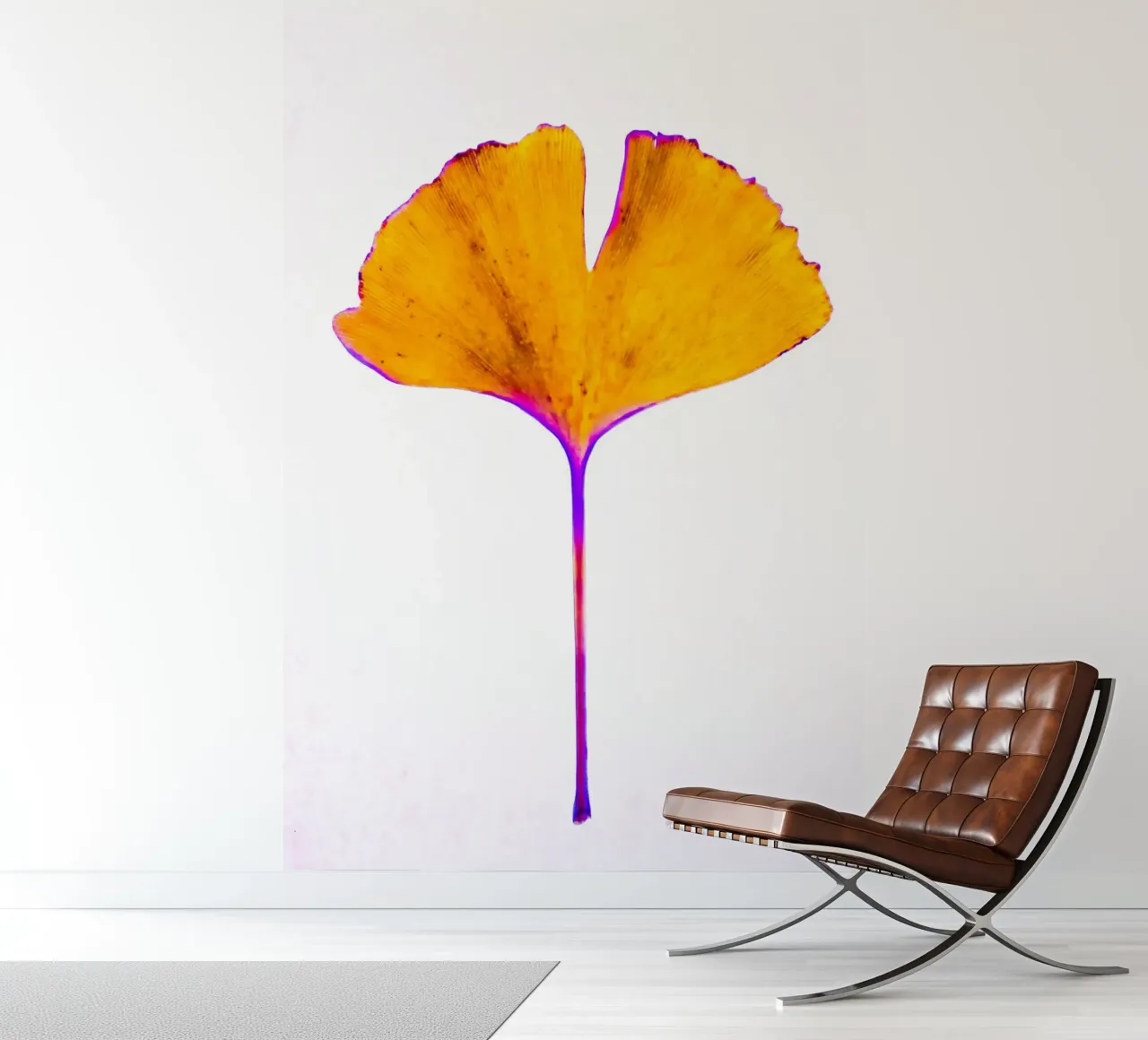 Ginkgo Biloba leaf photo wallpaper by Teresa André
