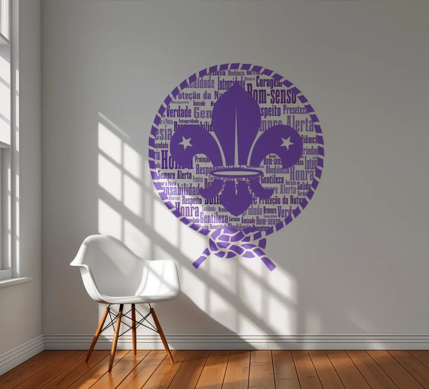 Scoutingprincipes fotobehang van Loobs