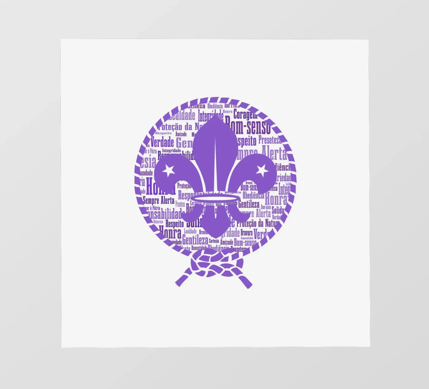 Scoutingprincipes fotobehang van Loobs