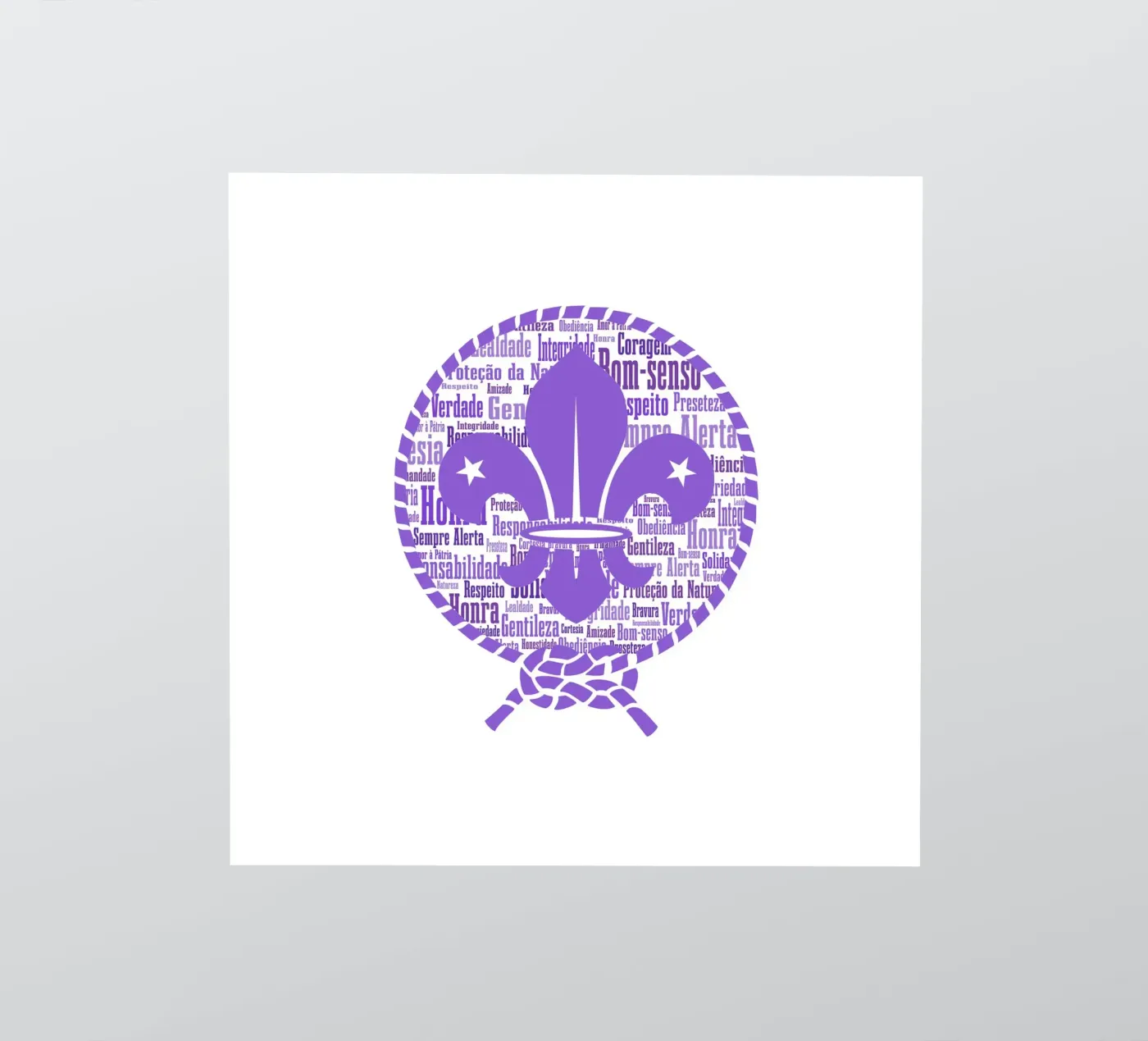 Scoutingprincipes sticker van Loobs