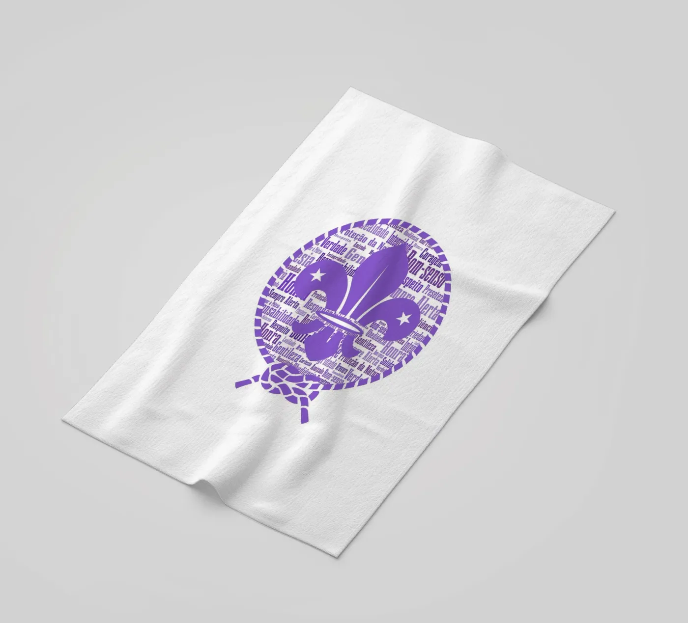 Scoutingprincipes strandhanddoek van Loobs