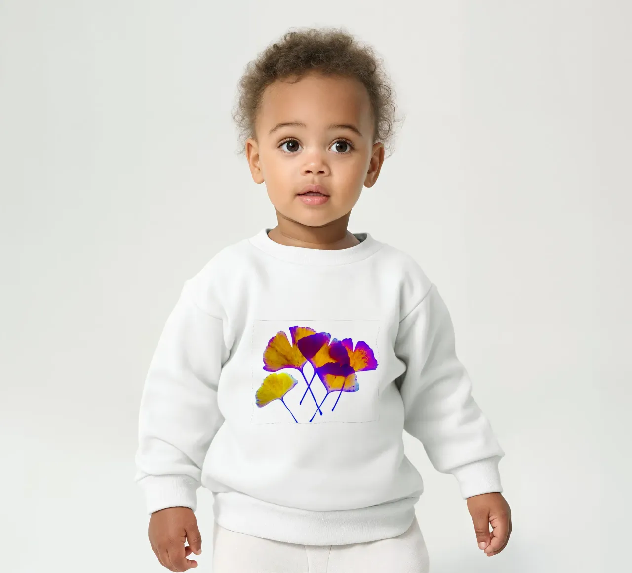 Ginkgo Biloba Baby Sweatshirt von Teresa André