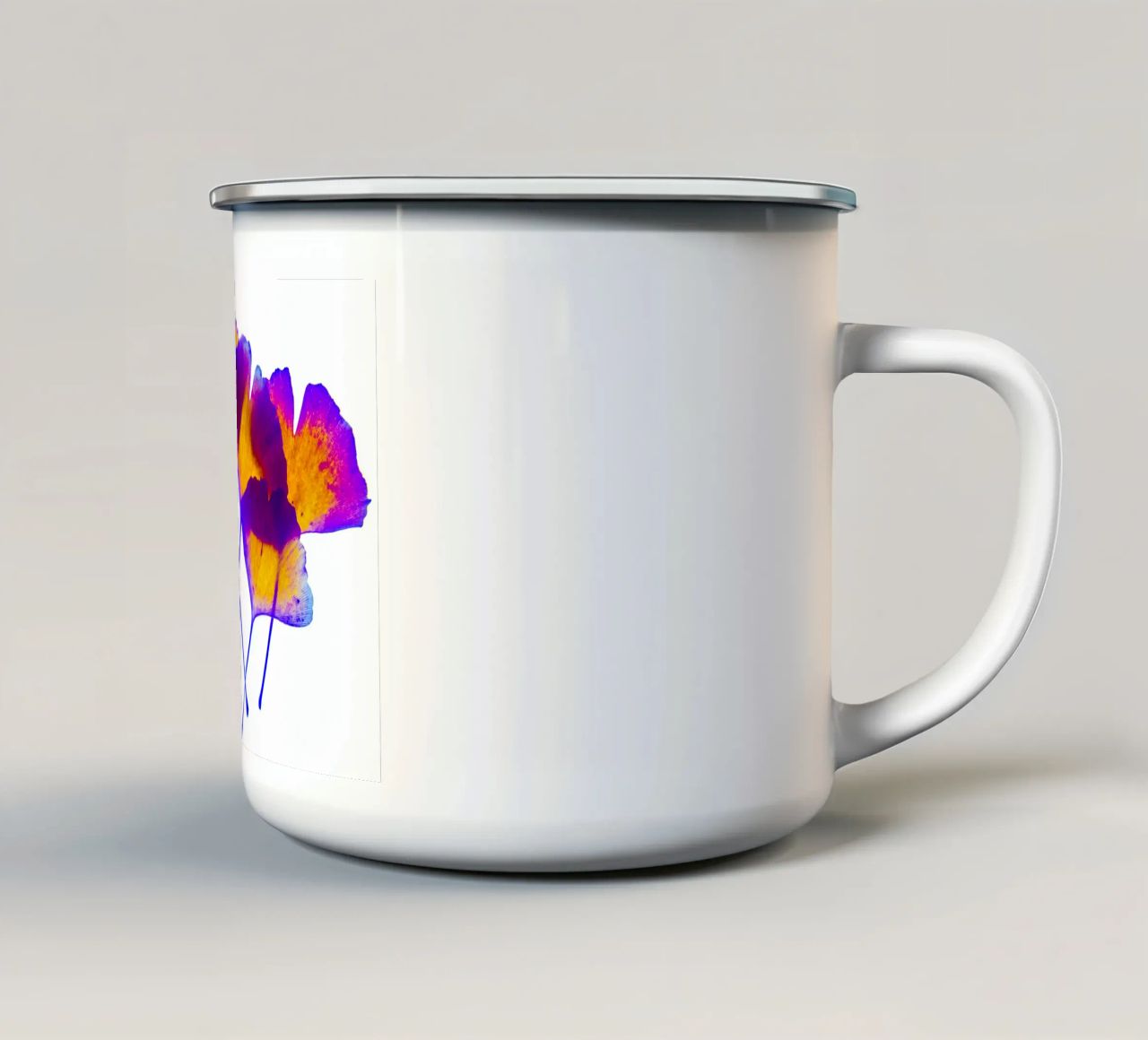 Ginkgo Biloba tazza in smalto da Teresa André