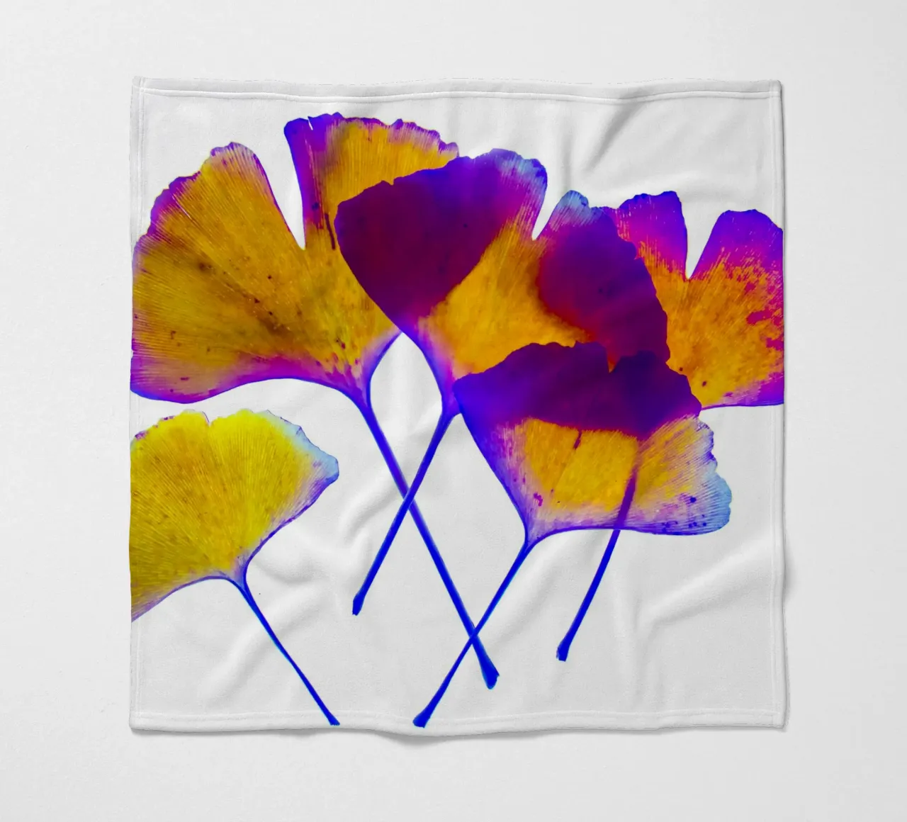 Ginkgo Biloba manta de franela de Teresa André