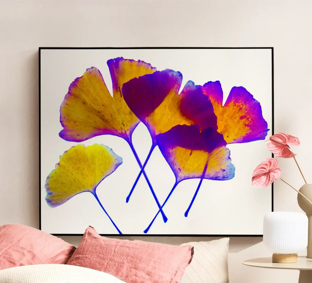 Ginkgo Biloba acrylic glass by Teresa André