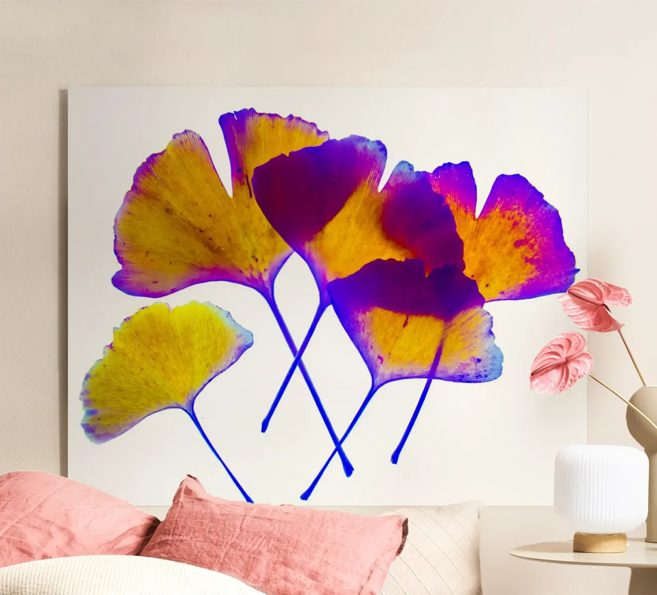 Ginkgo Biloba acryl van Teresa André