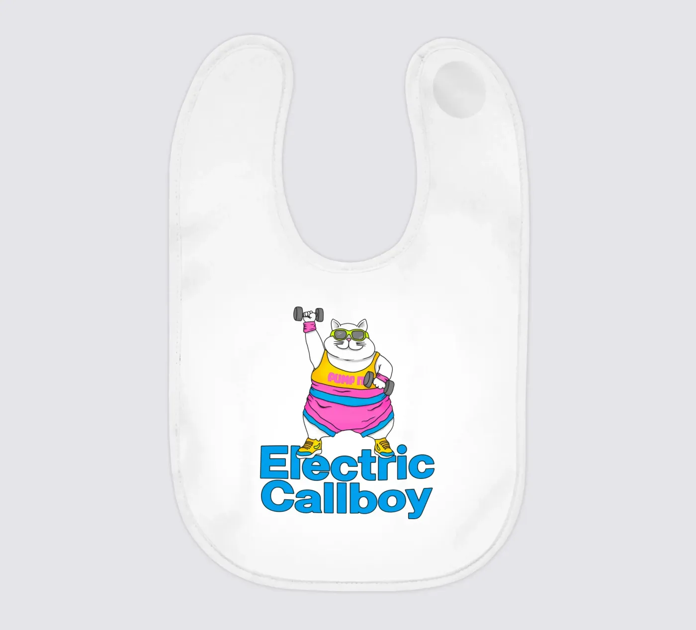Pump It Eletric Callboy Babylätzchen von Loobs