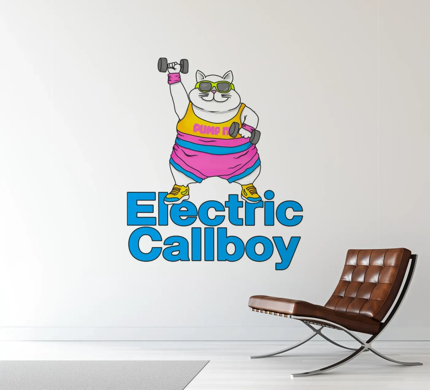 Pump It Eletric Callboy fotobehang van Loobs