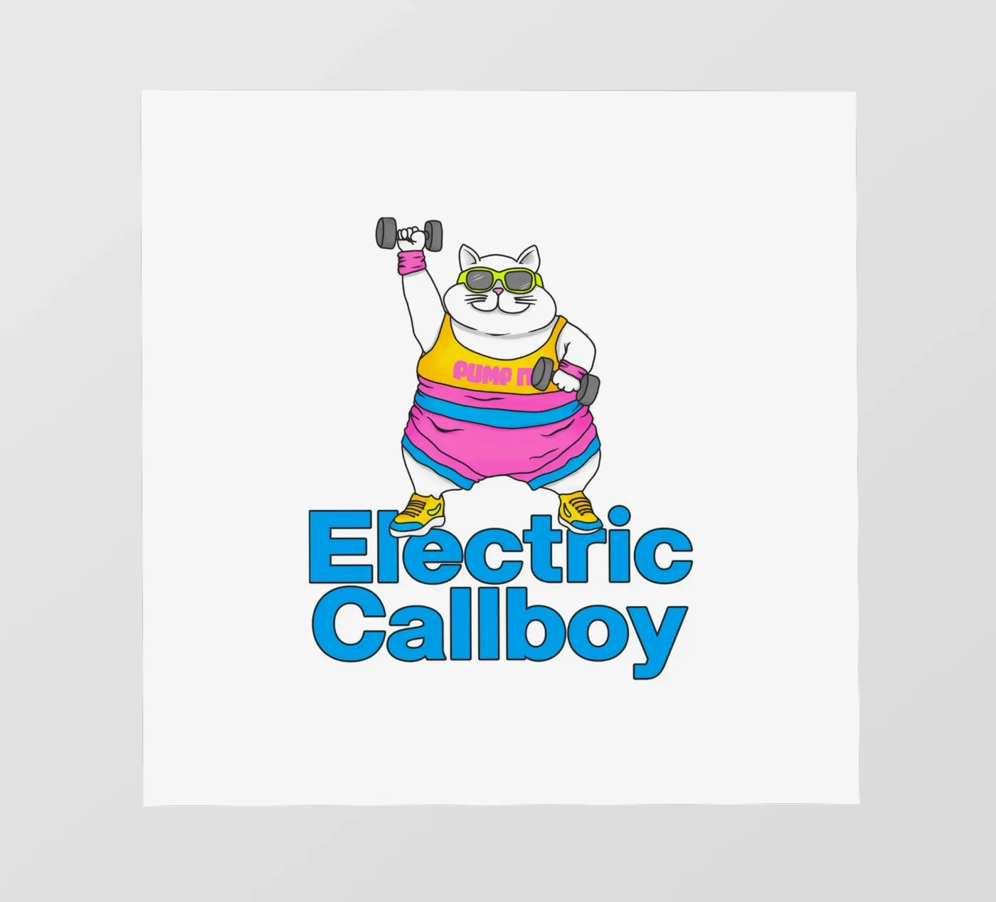 Pump It Eletric Callboy fotobehang van Loobs