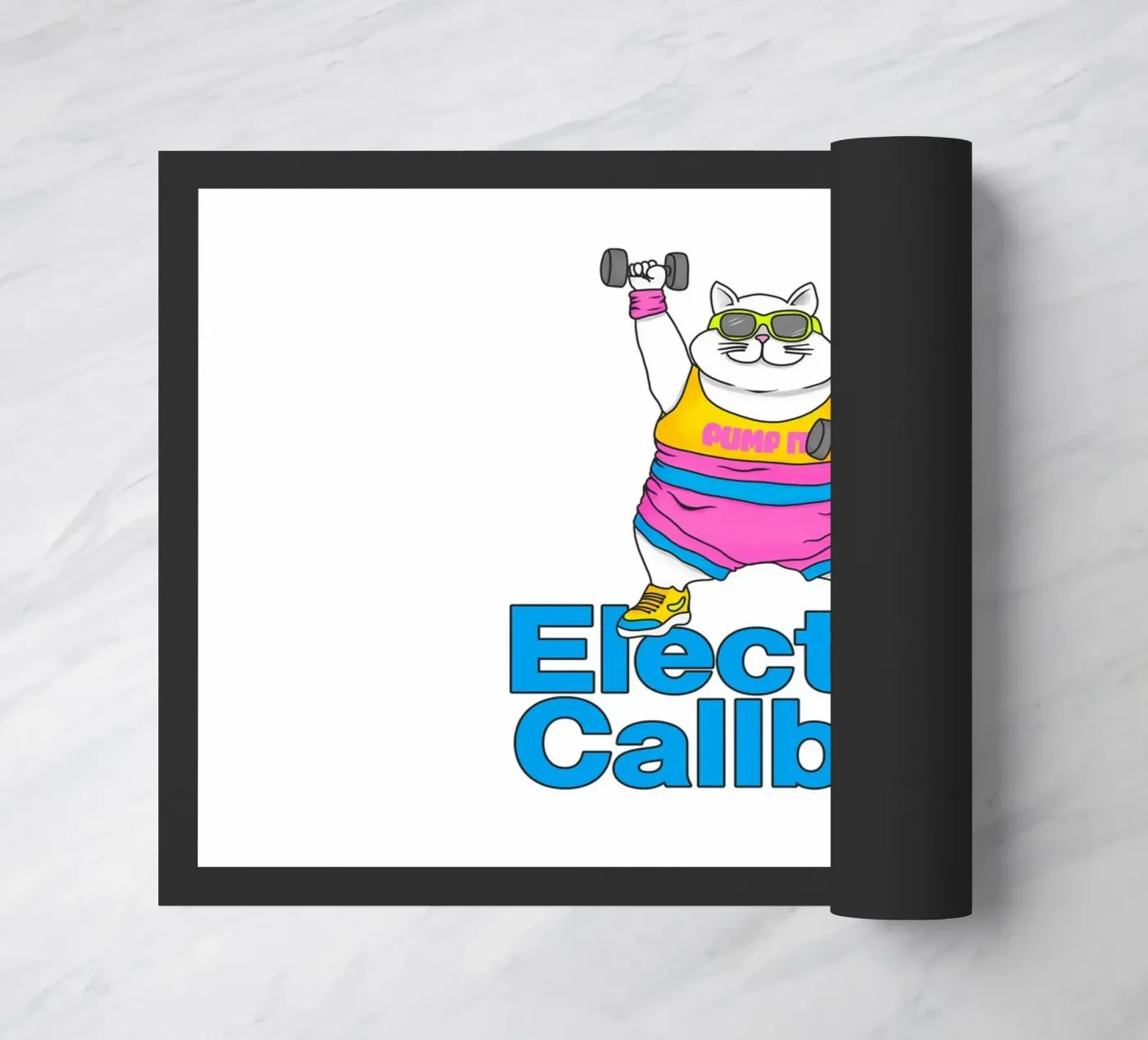 Pump It Eletric Callboy doormat by Loobs