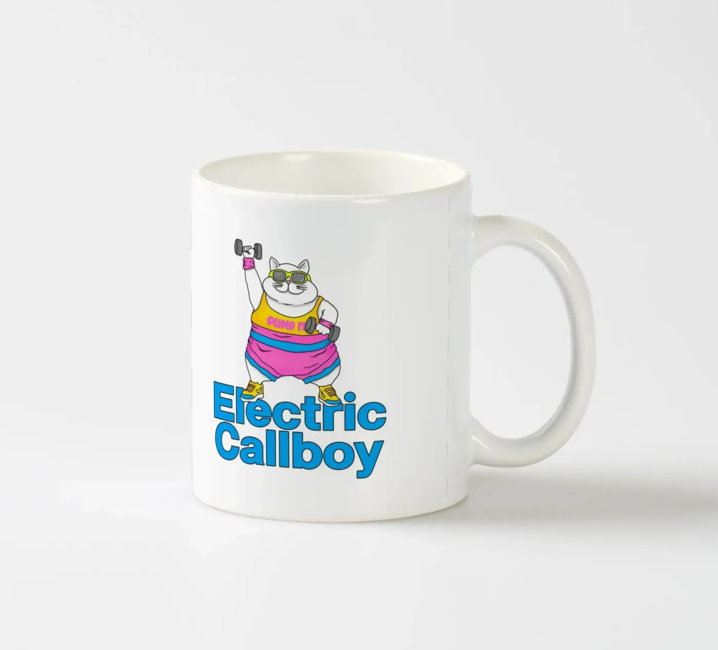 Pump It Eletric Callboy ceramic mug by Loobs