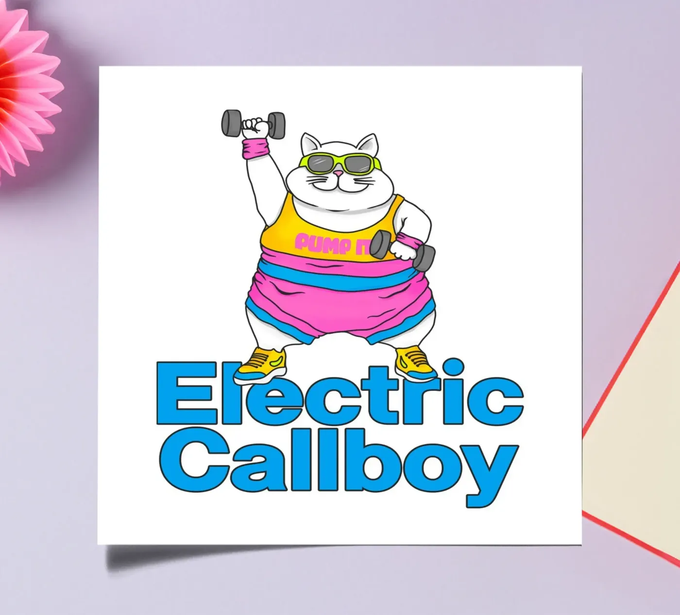 Pump It Eletric Callboy sticker sheet by Loobs