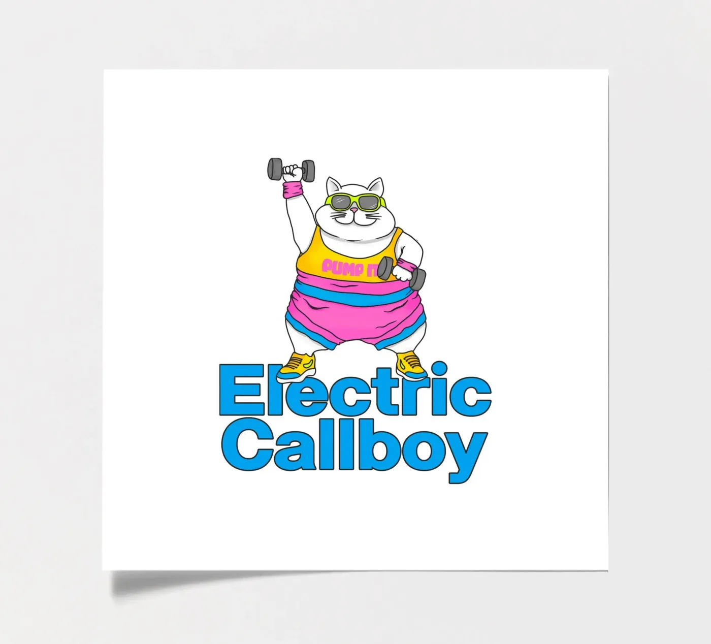 Pump It Eletric Callboy sticker sheet by Loobs