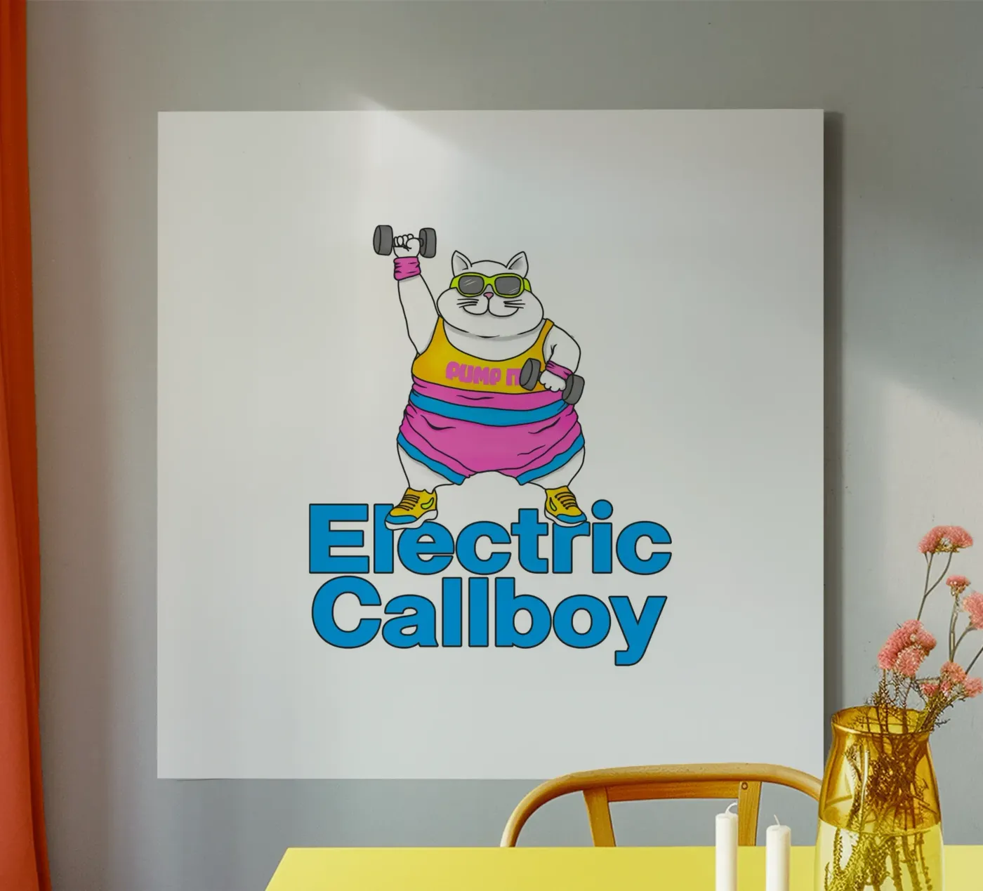 Pump It Eletric Callboy canvas by Loobs