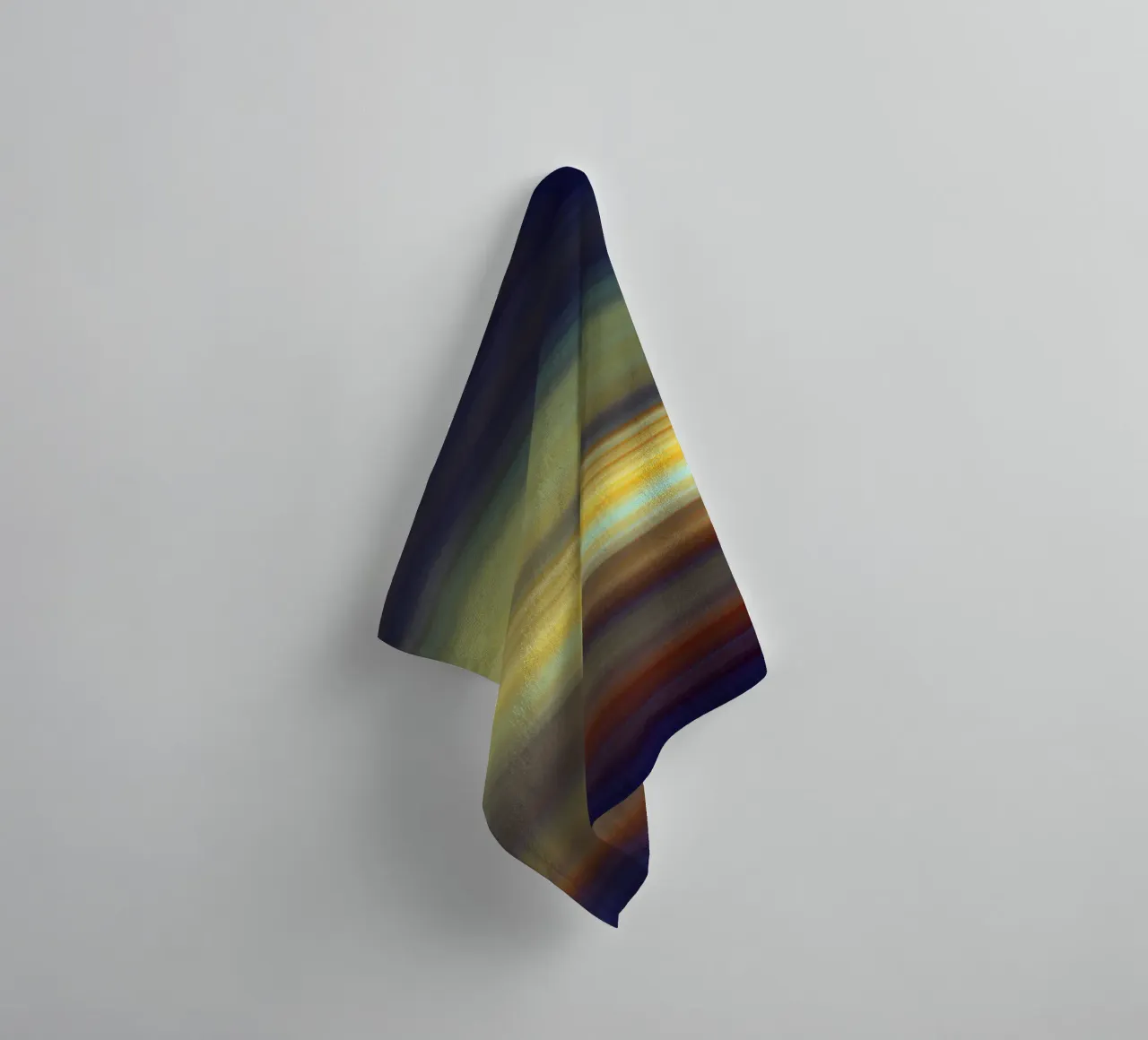 Paars abstract badhanddoek van Teresa André