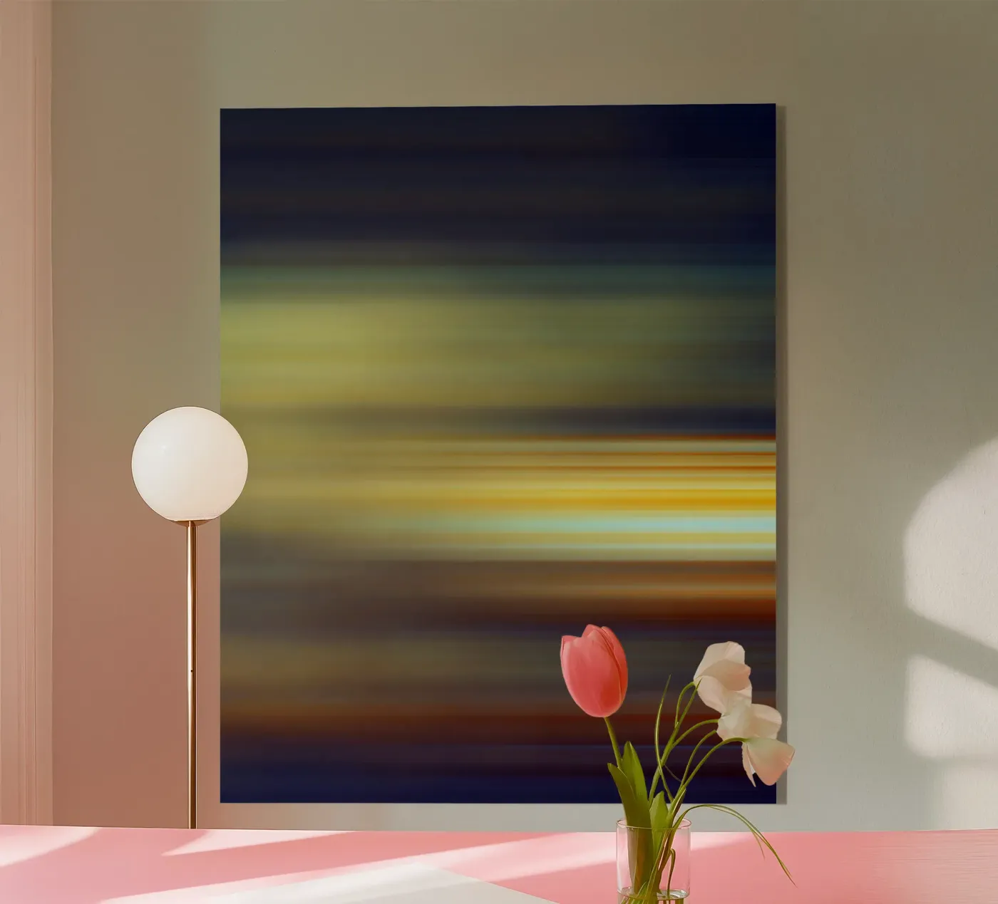 Purple abstract plexiglas de Teresa André