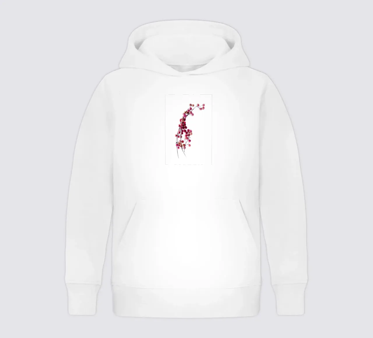 Pink pepper kids hoodie by Teresa André