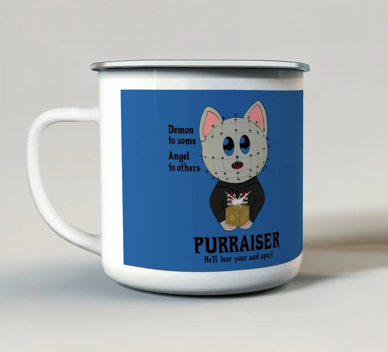 Purraiser tazza in smalto da Loobs