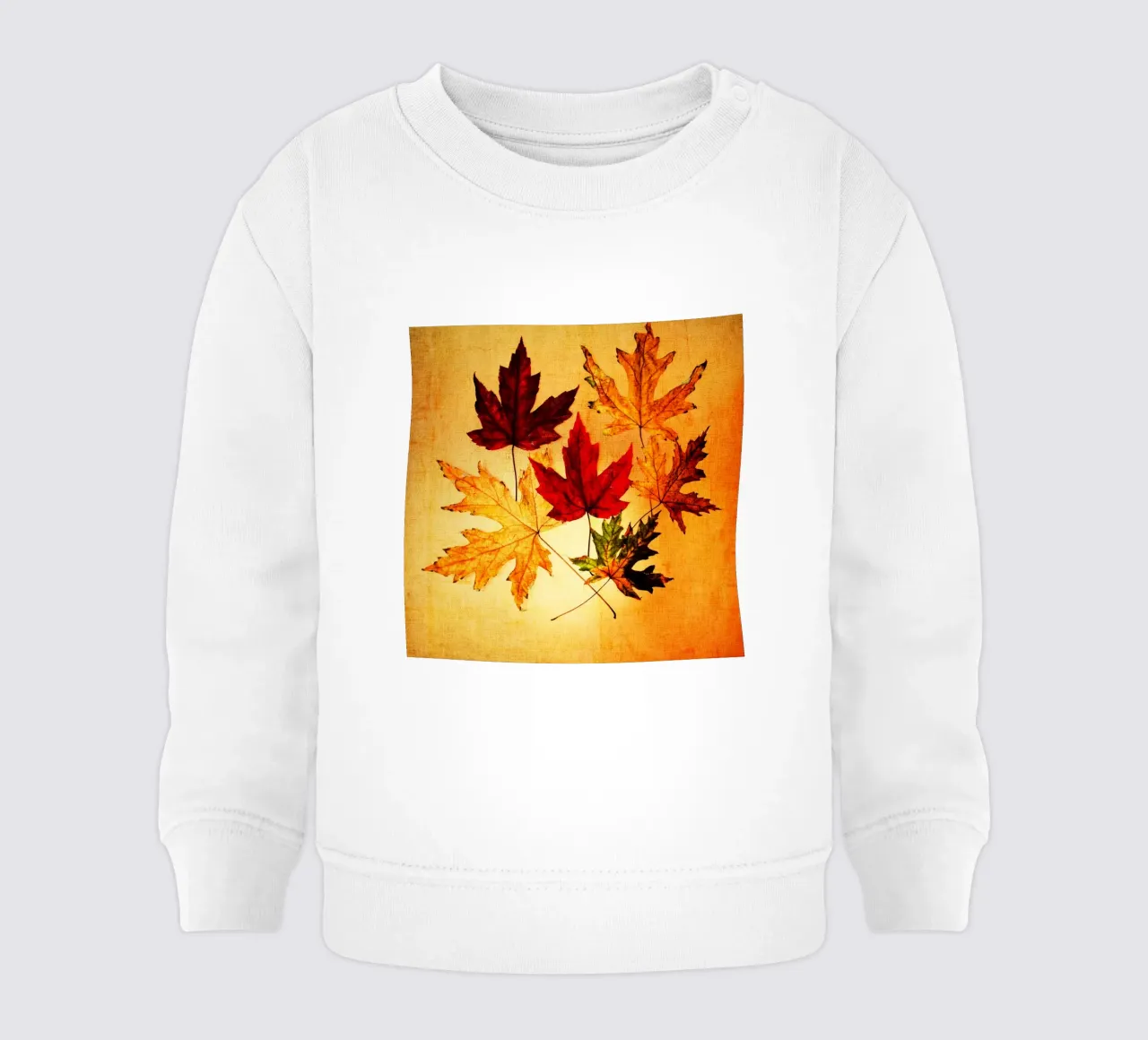 Foglie in autunno felpa neonato da Teresa André
