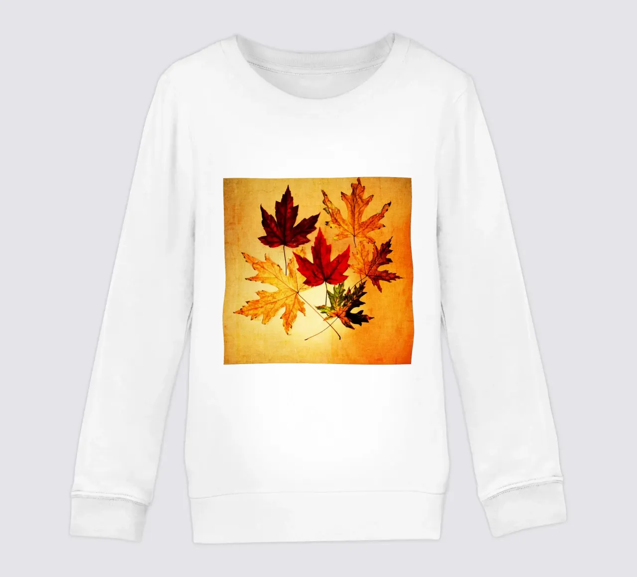 Foglie in autunno felpa bambino da Teresa André