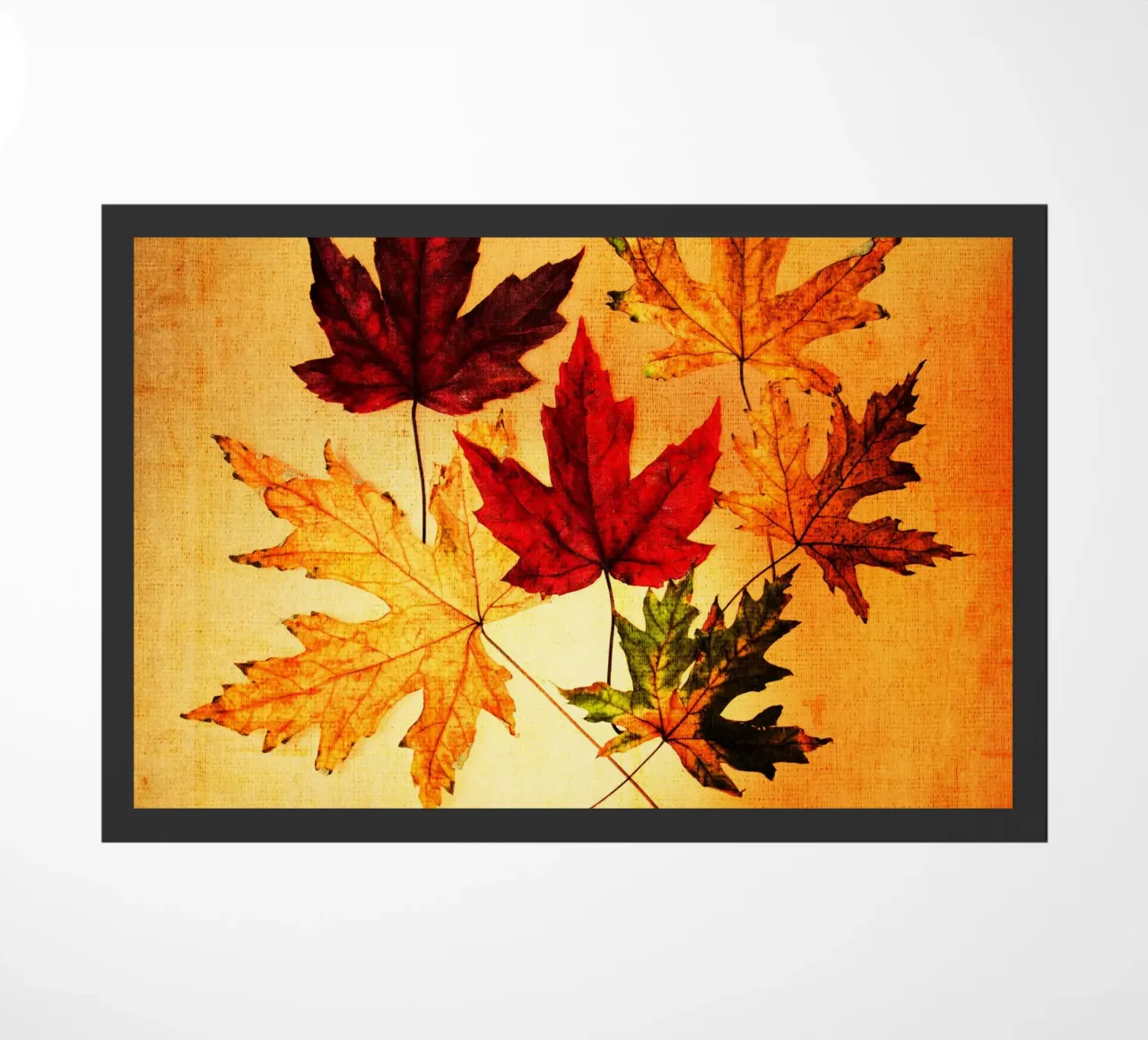 Foglie in autunno zerbino da Teresa André