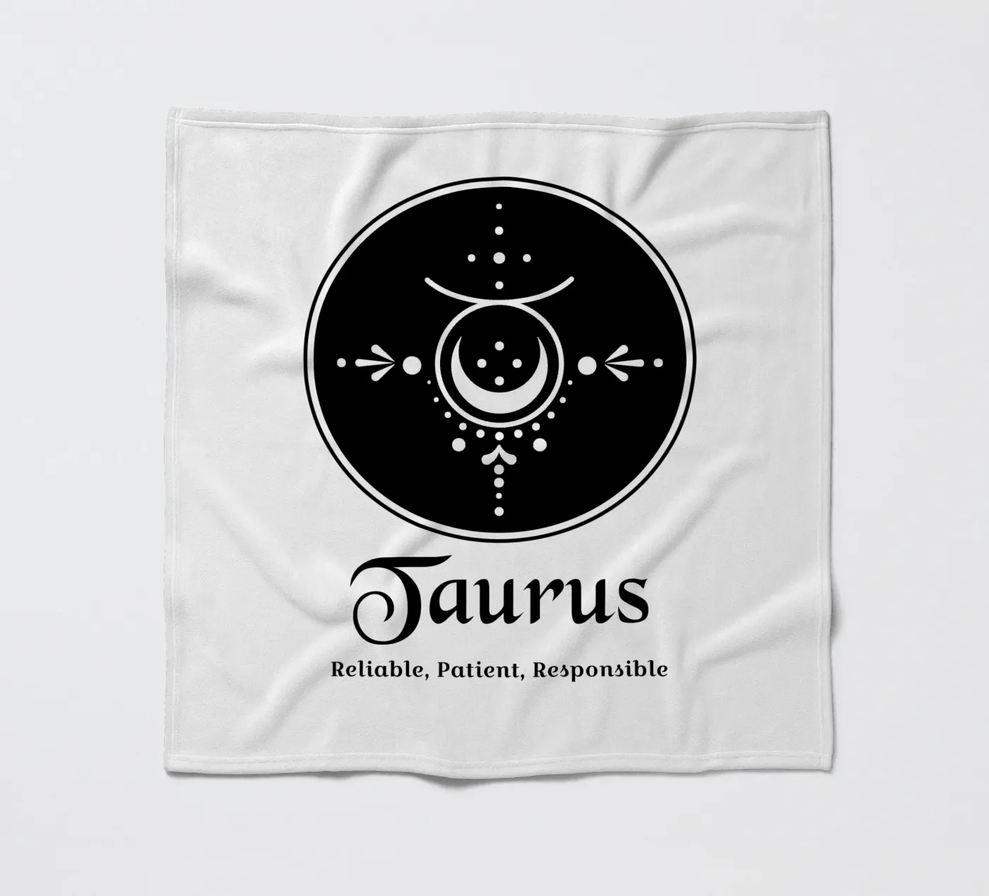 Taurus fleece blanket by Kiroiharu
