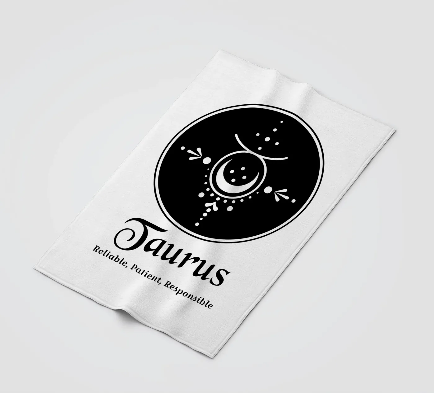 Taurus fleece blanket by Kiroiharu