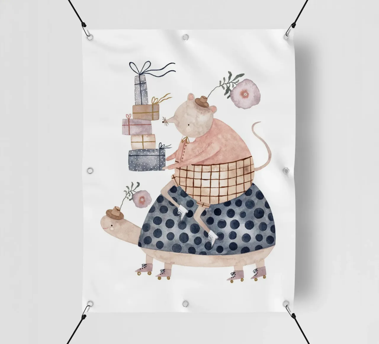 Claudia Voglhuber - Chiamata di compleanno telo in pvc da The Artcircle