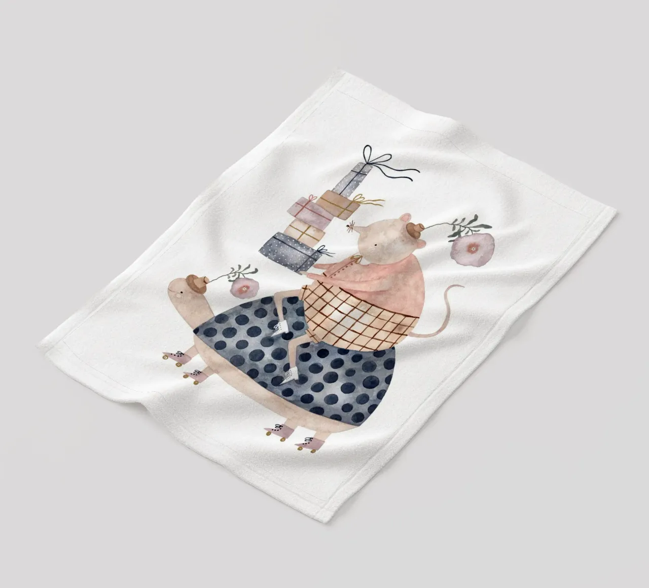 Claudia Voglhuber - Chiamata di compleanno coperta in pile da The Artcircle