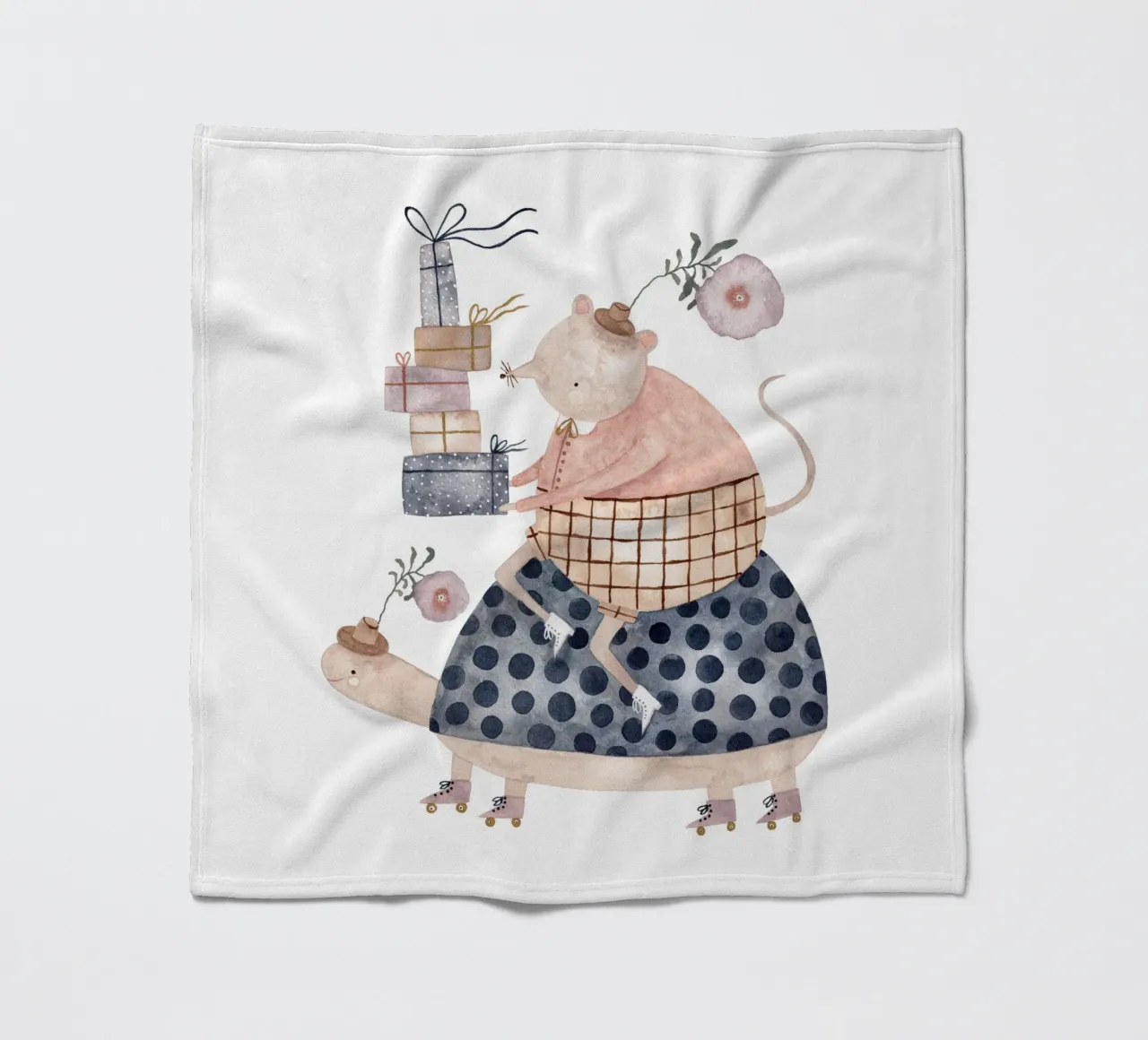 Claudia Voglhuber - Chiamata di compleanno coperta in pile da The Artcircle