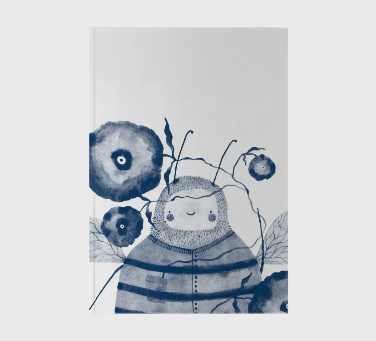 Claudia Voglhuber - Blaue Biene notebook by The Artcircle