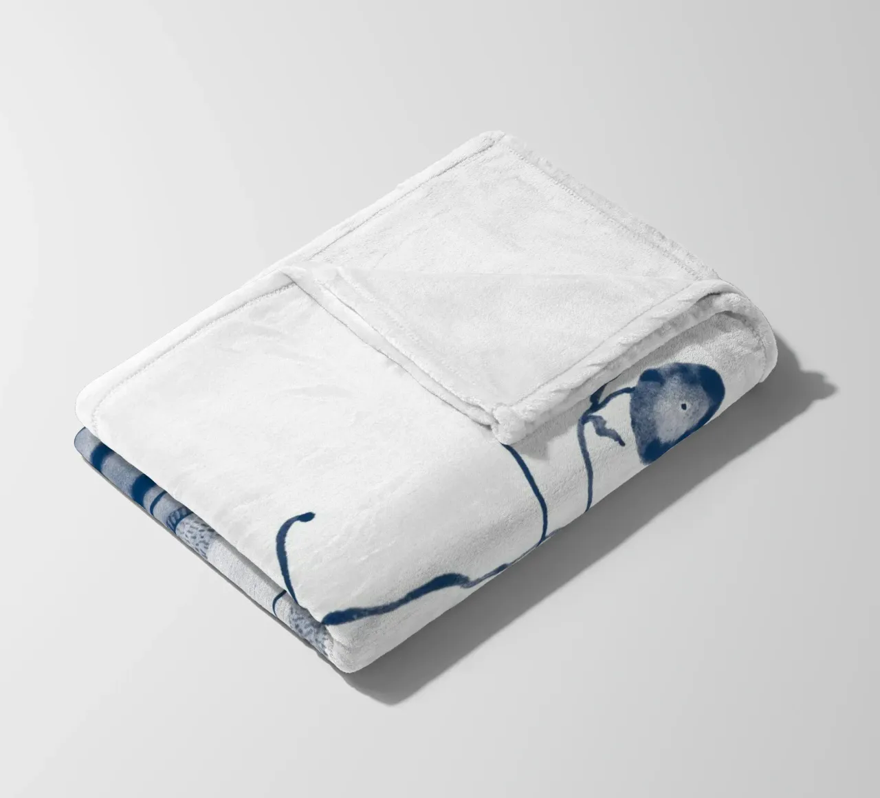 Claudia Voglhuber - Blaue Biene coperta in pile da The Artcircle