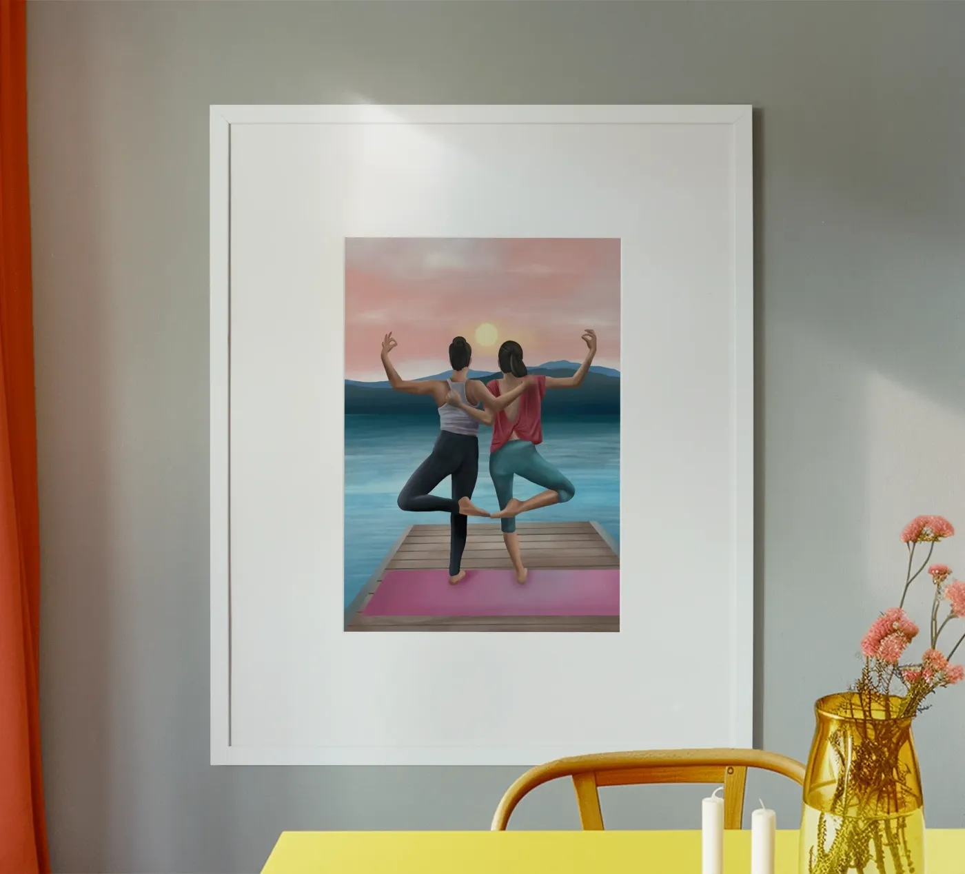Sunset Serenity poster da Flow Line