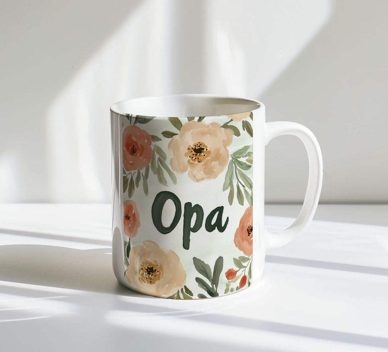 Opa (version 4) keramische mok van treechild