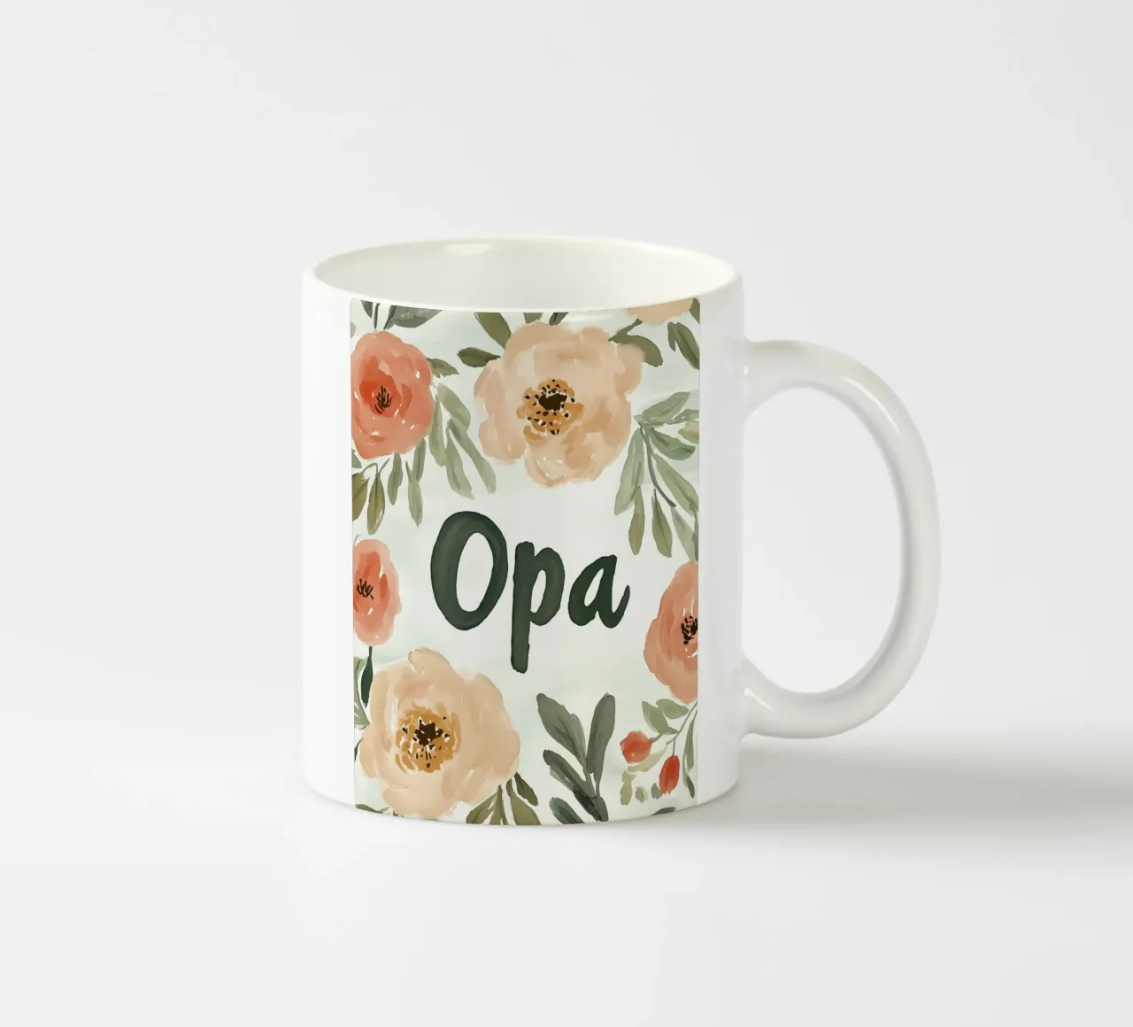 Opa (version 4) Keramik Tasse von treechild