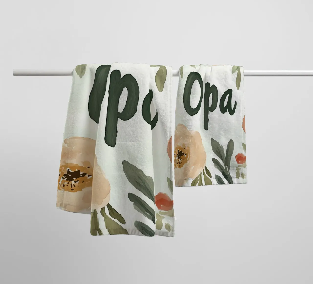 Opa (version 4) badhanddoek van treechild