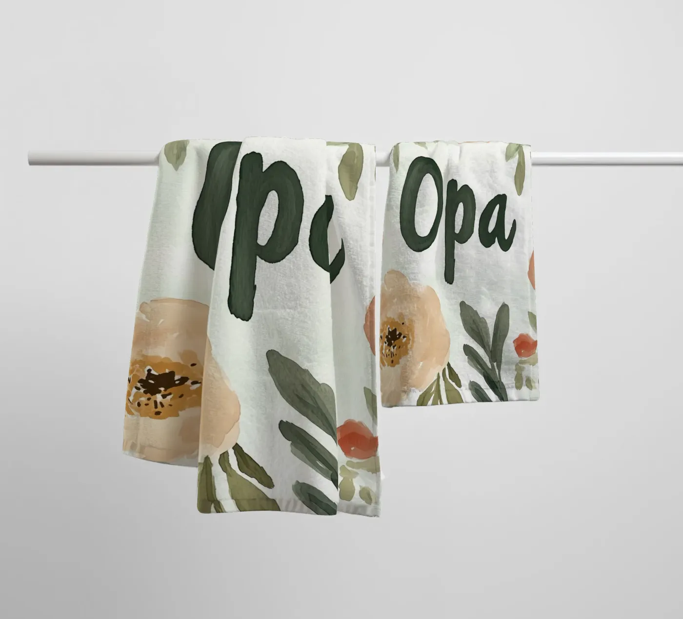 Opa (version 4) badhanddoek van treechild
