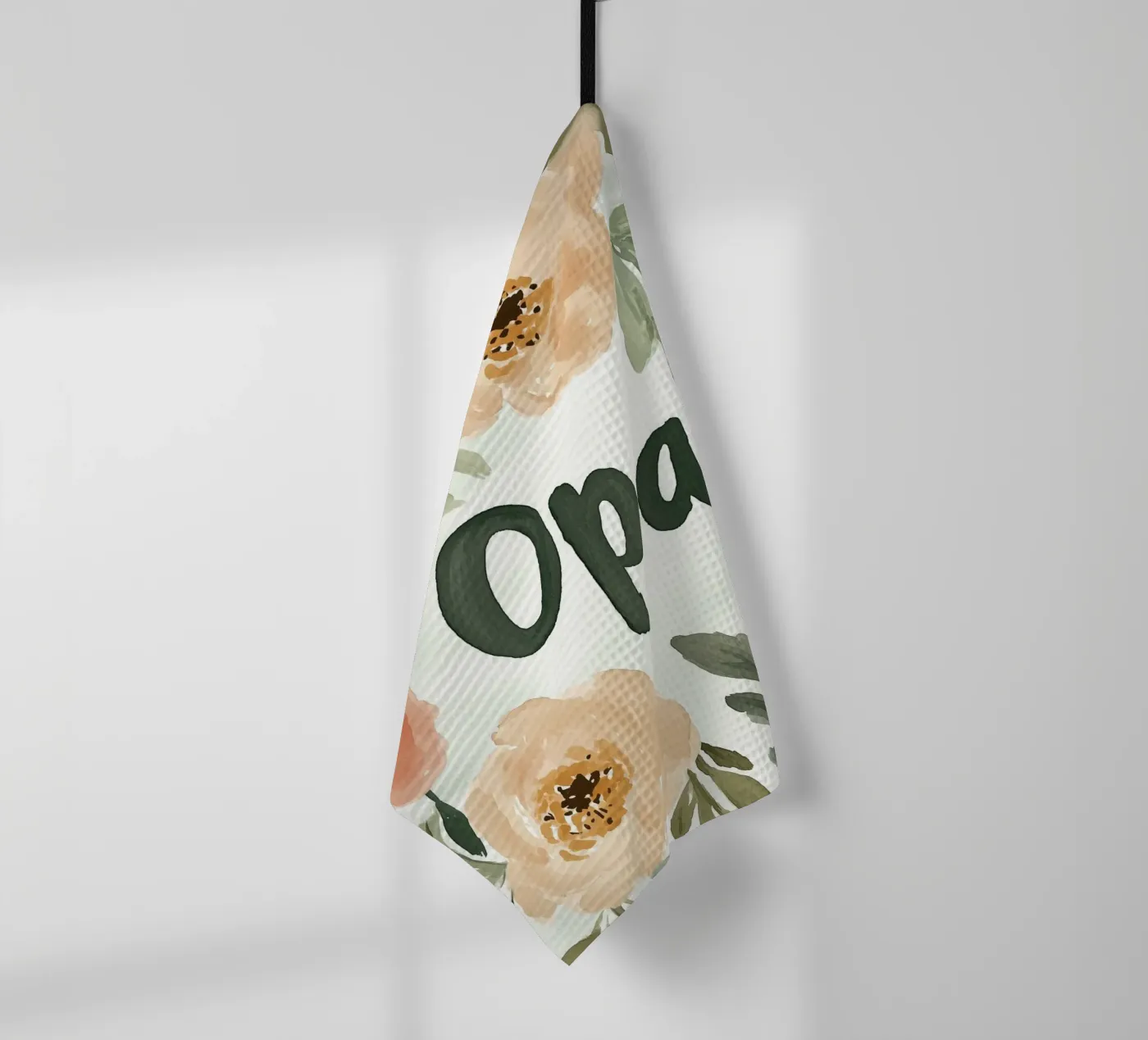 Opa (version 4) tea towel by treechild