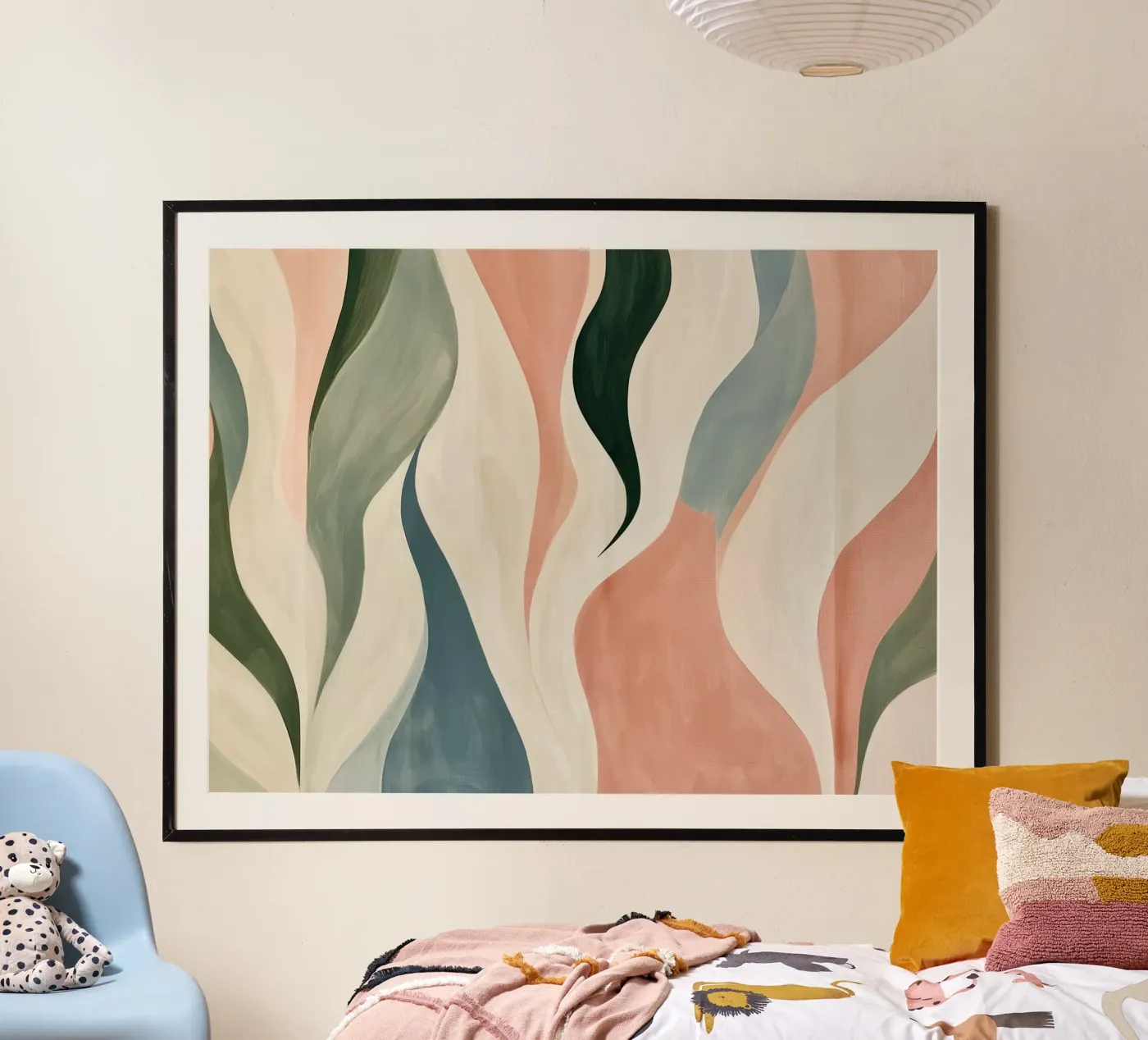 Organic Leaf Shape Rhythm poster da Hazia
