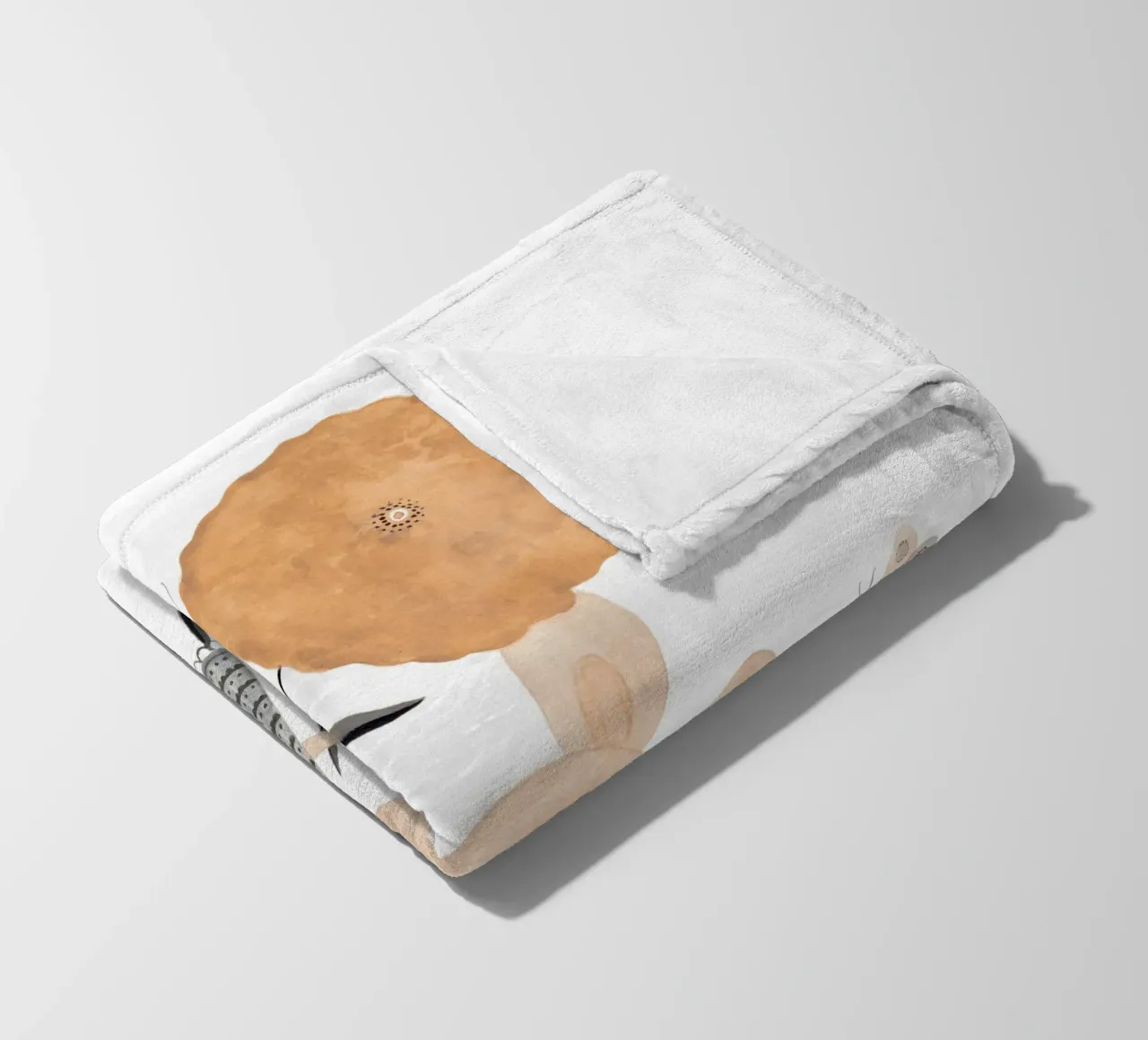 Claudia Voglhuber - Blumenmaus 01 coperta in pile da The Artcircle