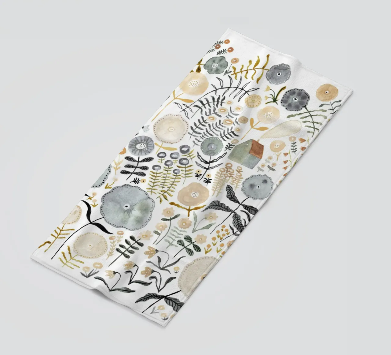 Claudia Voglhuber - Blumenmeer 01 telo mare da The Artcircle