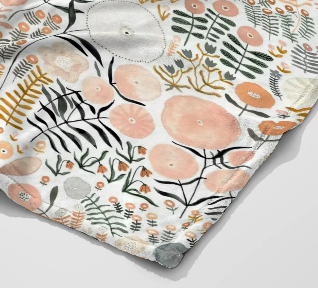 Claudia Voglhuber - Blumenmeer 02 coperta in pile da The Artcircle