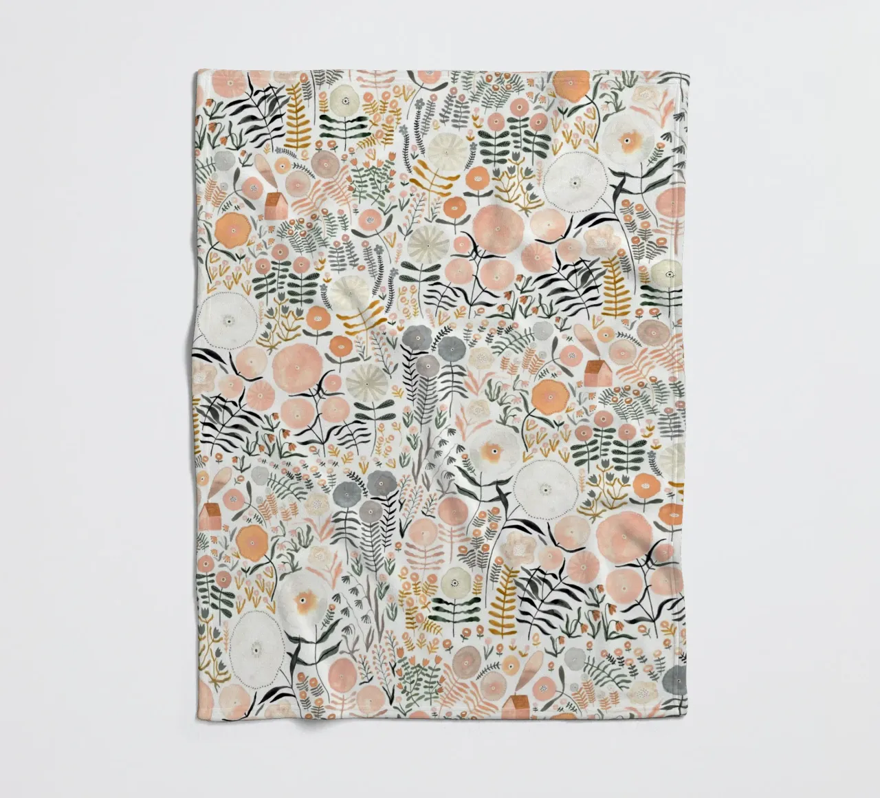Claudia Voglhuber - Blumenmeer 02 coperta in pile da The Artcircle