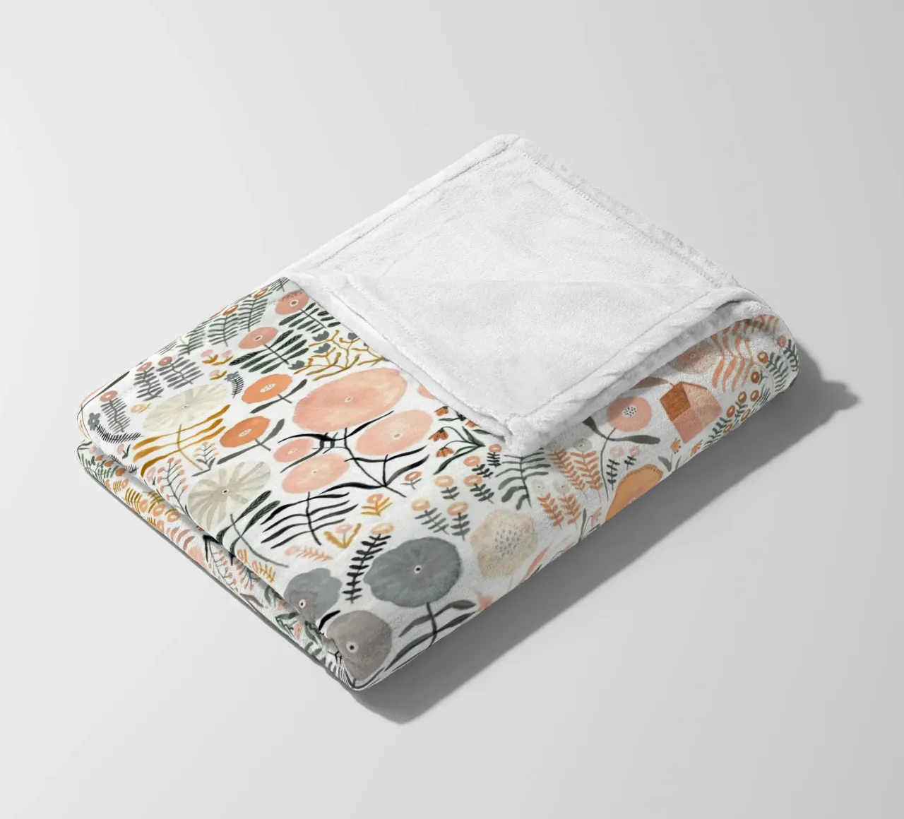 Claudia Voglhuber - Blumenmeer 02 coperta in pile da The Artcircle