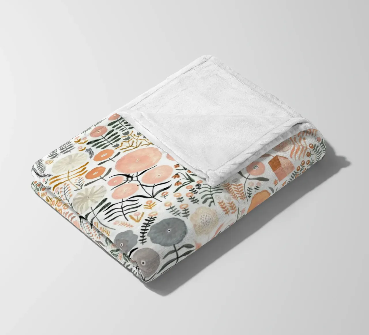 Claudia Voglhuber - Blumenmeer 02 coperta in pile da The Artcircle