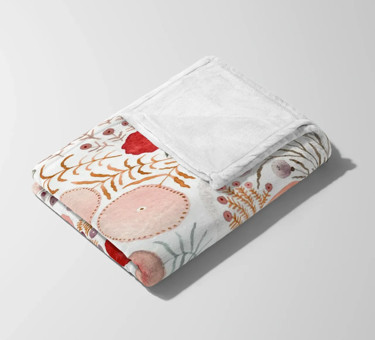 Claudia Voglhuber - Blumenmeer 03 coperta in pile da The Artcircle