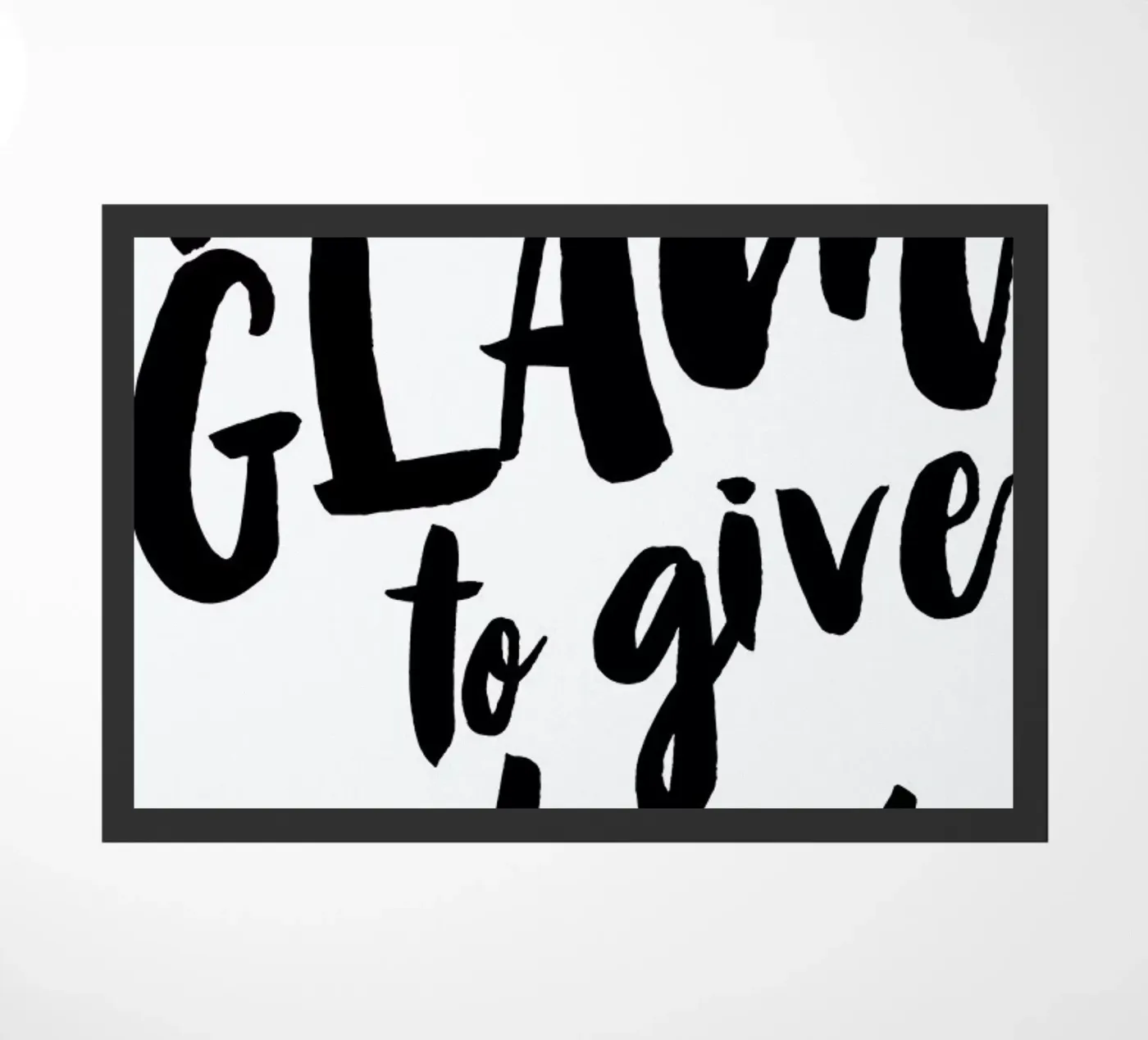 Too Glam Fußmatte von Maria Kritzas