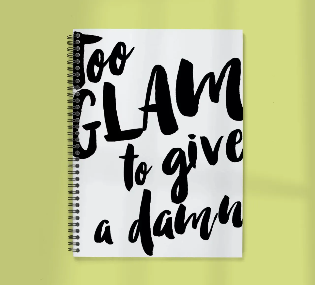Too Glam carnet à spirale de Maria Kritzas