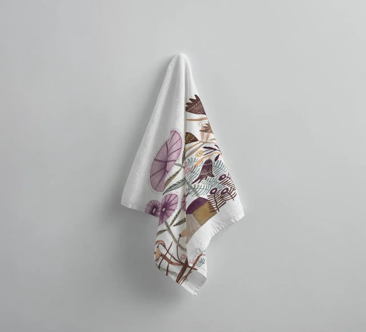 Claudia Voglhuber - Blumenmeer 06 asciugamano da bagno da The Artcircle
